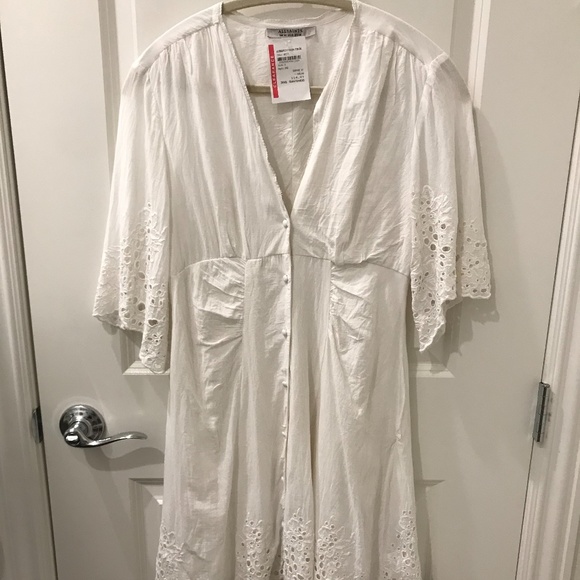 Allsaints- Una Broderie Dress (NWT) - Picture 3 of 16